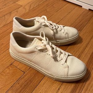 The Great The Royale Knit White Sneakers Size 8